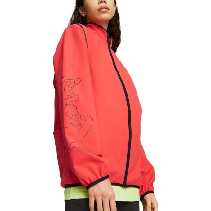 PUMA x Perks ve Mini Fermuarlı Ceket “Kırmızı”