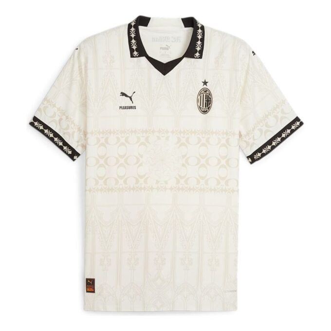 PUMA x PLEASURES AC Milan Orijinal Futbol Forması “Bej”