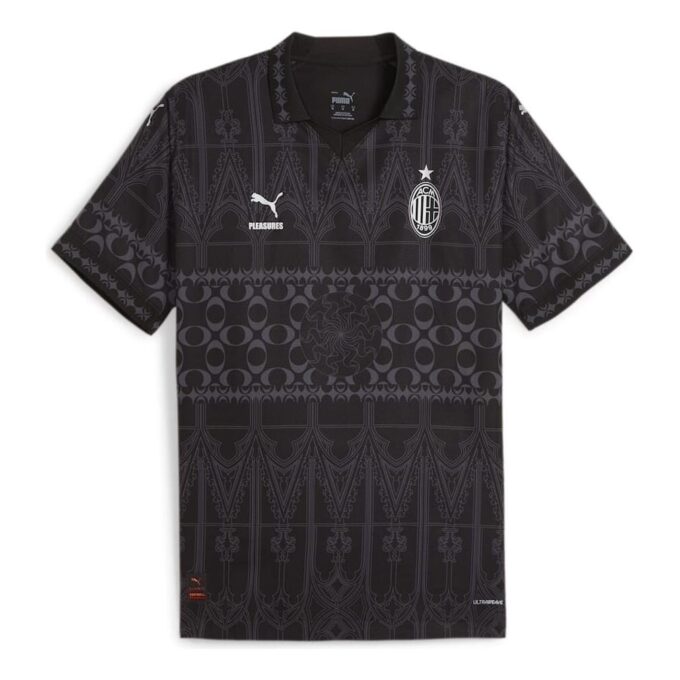 PUMA x PLEASURES AC Milan Orijinal Futbol Forması “Siyah”