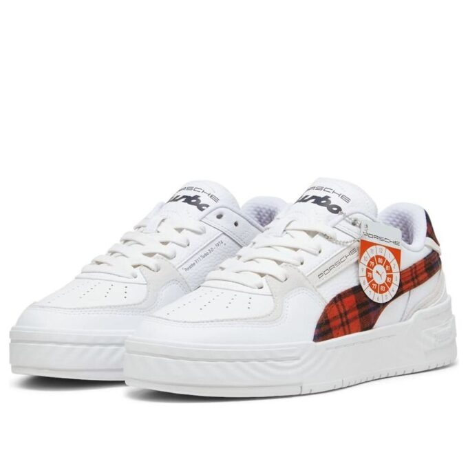 PUMA x Porsche Legacy CA Pro “Tartan Formstrip Beyaz Redmazing”