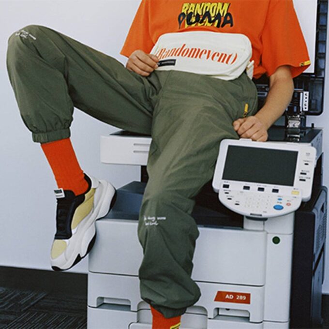 PUMA x Randomevent Dokuma Pantolon “Yeşil”