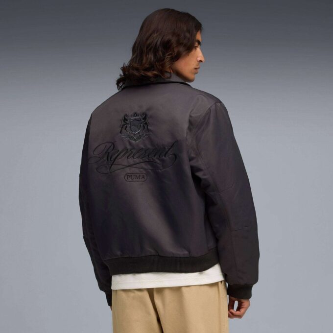 PUMA x REPRESENT Erkek Bomber Ceket PUMA x REPRESENT Erkek Bomber Ceket