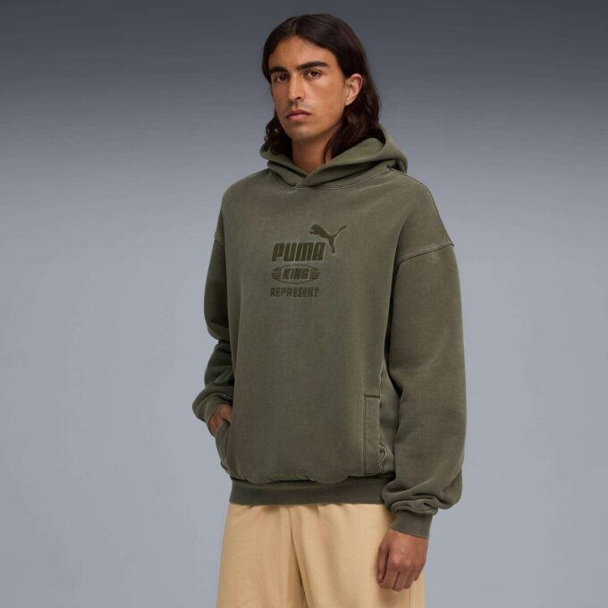 PUMA x REPRESENT Erkek Büyük Boy Kapüşonlu Üst PUMA x REPRESENT Erkek Büyük Boy Kapüşonlu Üst