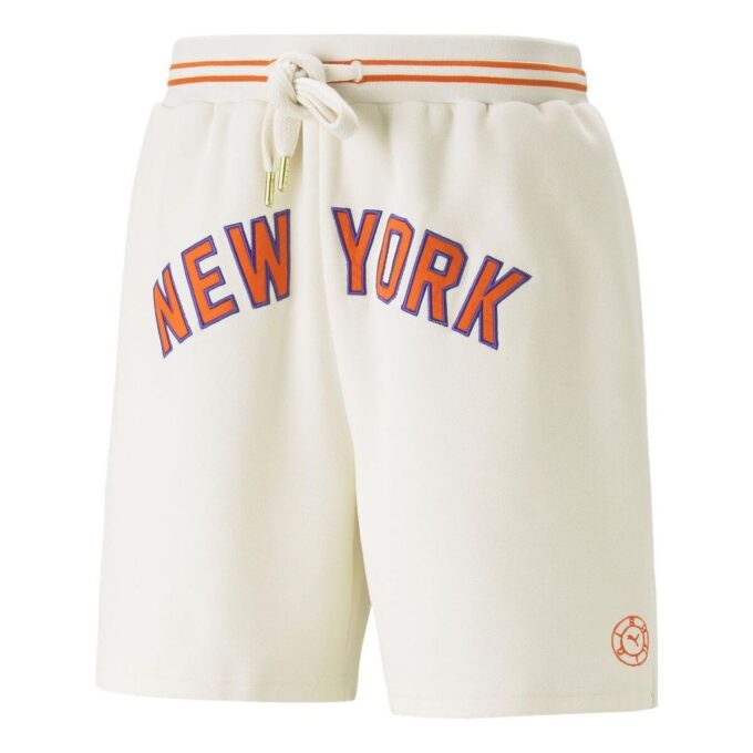 PUMA x Rhuigi New York Basketbol Şortu “Bej Kırmızı”