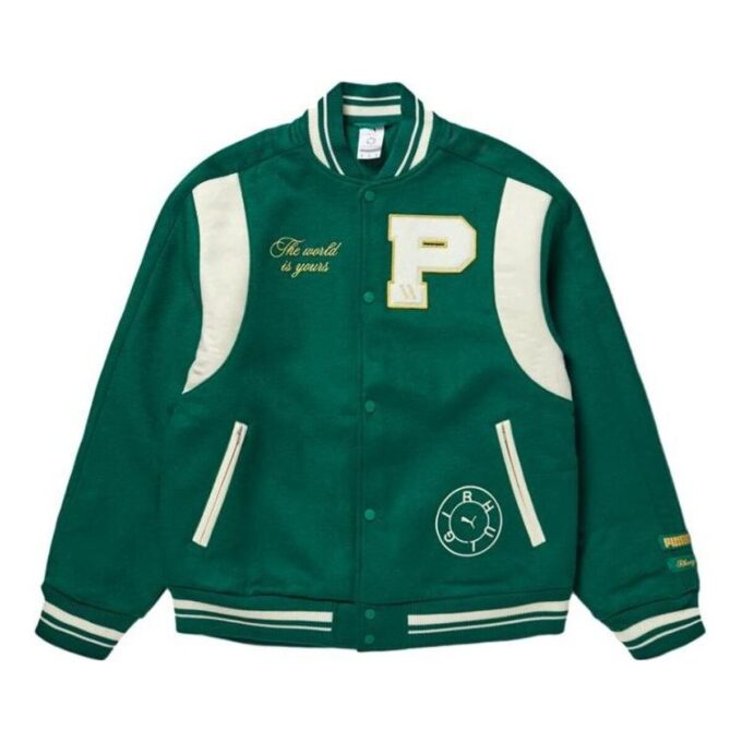 PUMA x RHUIGI Varsity Ceket “Yeşil”