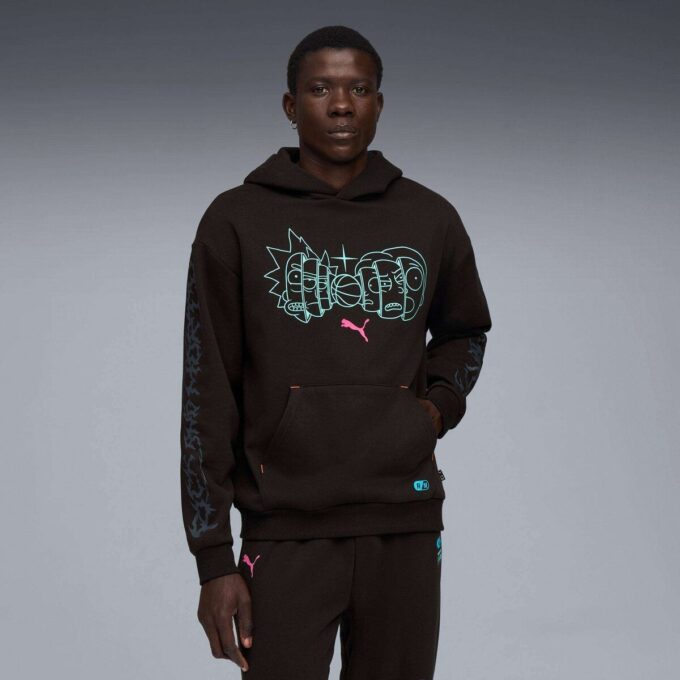 PUMA x RICK AND MORTY Erkek Kapüşonlu Üst