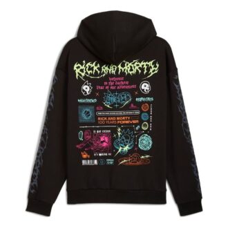 PUMA x RICK AND MORTY Kapüşonlu Üst “Siyah”