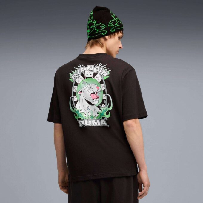 PUMA x RIPNDIP Erkek Boxy Tişört PUMA x RIPNDIP Erkek Boxy Tişört