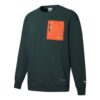 PUMA x Roaringwild Cepli Yuvarlak Yaka Sweatshirt “Zeytin Yeşili Turuncu”