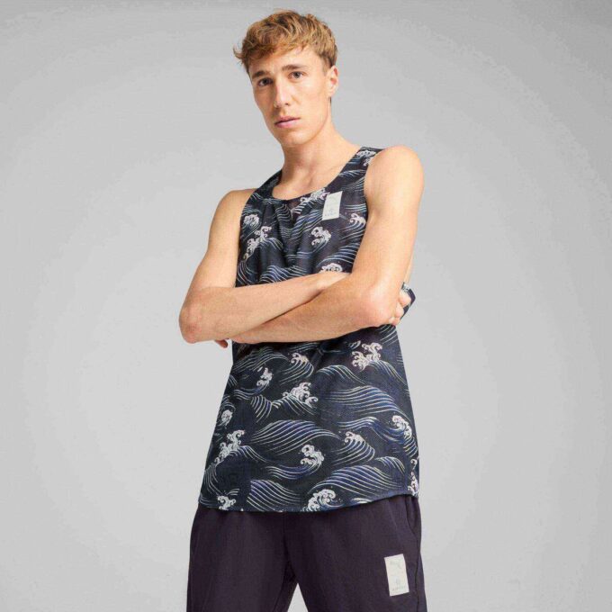 PUMA x SAYSKY Erkek Grafik Atlet PUMA x SAYSKY Erkek Grafik Atlet
