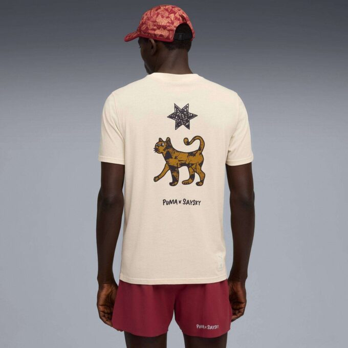 PUMA x SAYSKY Nem Emici Koşu Tişörtü PUMA x SAYSKY Nem Emici Koşu Tişörtü