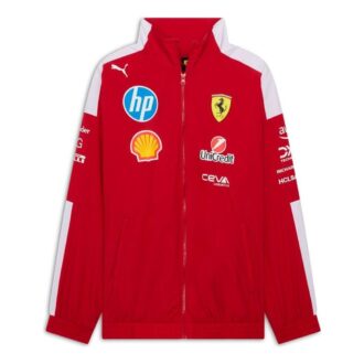 PUMA x Scuderia Ferrari 2025 Pilotlar T7 Büyük Boy Ceket “Koyu Kiraz”