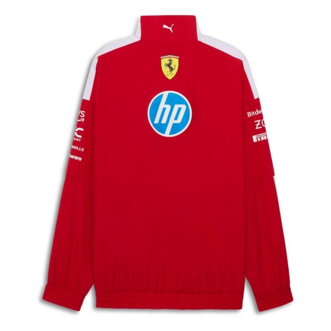PUMA x Scuderia Ferrari 2025 Pilotlar T7 Büyük Boy Ceket “Koyu Kiraz”