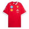 PUMA x Scuderia Ferrari 2025 Replica Oversize Fit Pilot Tişörtü “Dark Cherry”