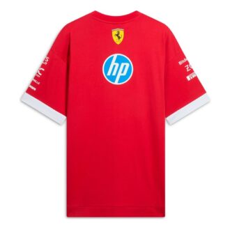 PUMA x Scuderia Ferrari 2025 Replica Oversize Fit Pilot Tişörtü “Dark Cherry”