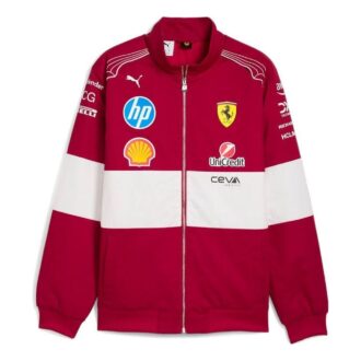 PUMA x Scuderia Ferrari Yarış Ceketi “Koyu Kiraz”