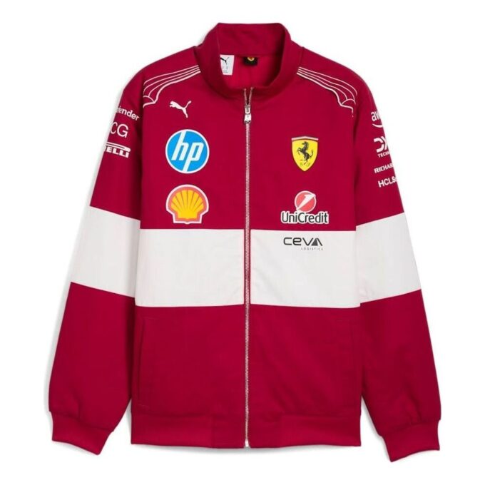 PUMA x Scuderia Ferrari Yarış Ceketi “Koyu Kiraz”