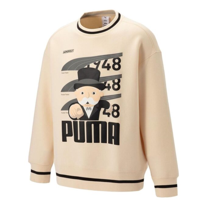 PUMA x Staffonly X Monopoly Logo Sweatshirt “Bej”