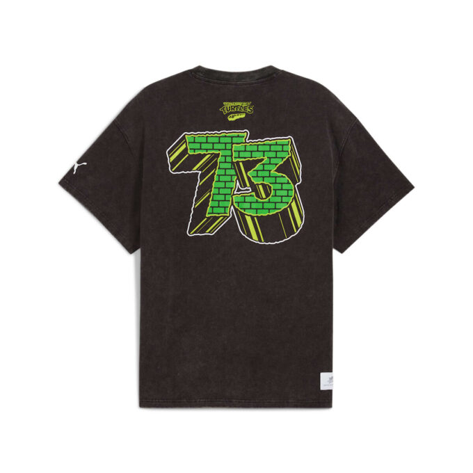 PUMA x TMNT Basketbol Tişörtü “Yıkanmış Siyah”