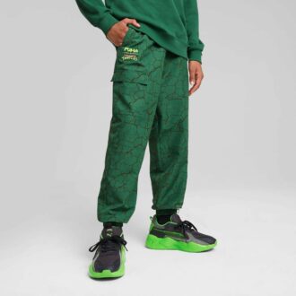 PUMA x TMNT Büyük Çocuklar İçin Rahat Dokuma Kargo Pantolon