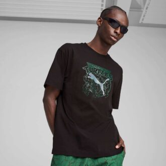 PUMA x TMNT Erkek Rahat Grafik Tişört