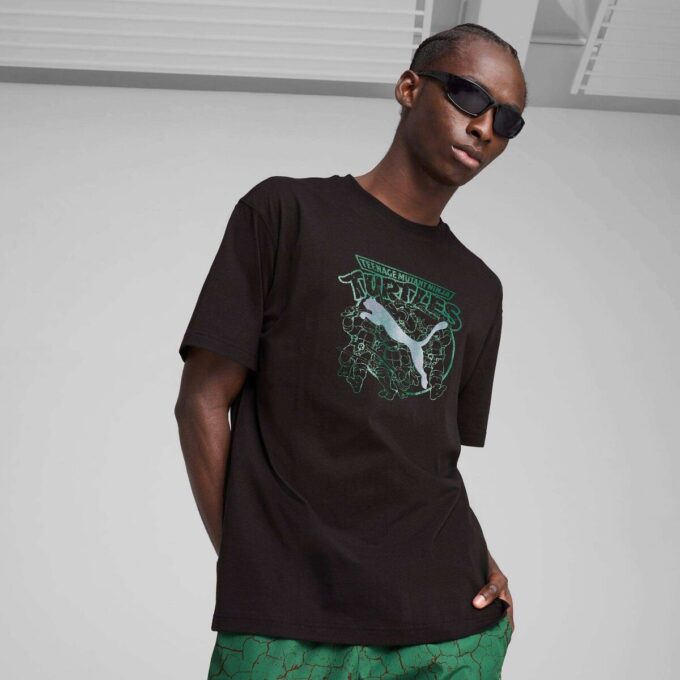 PUMA x TMNT Erkek Rahat Grafik Tişört PUMA x TMNT Erkek Rahat Grafik Tişört
