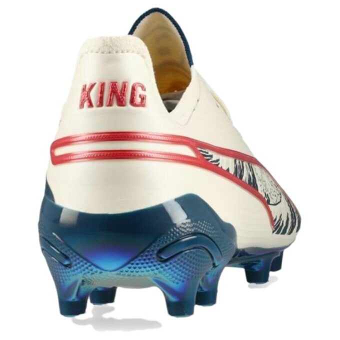 PUMA x Unisport King Ultimate FG “Krem Beyaz Kırmızı”
