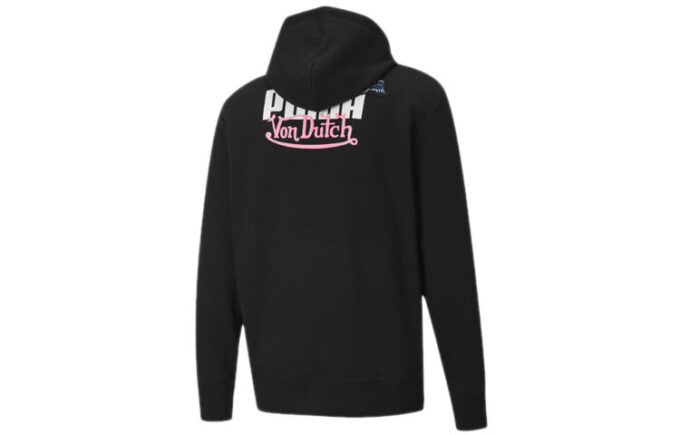 PUMA x Von Dutch Kapüşonlu Üst “Siyah Beyaz Pembe”