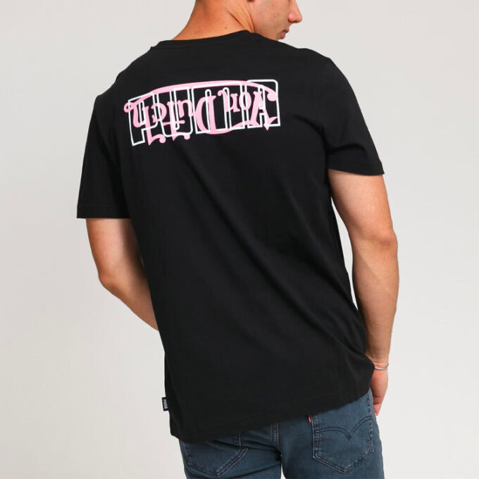 PUMA x Von Dutch Tişört “Siyah Beyaz Pembe”