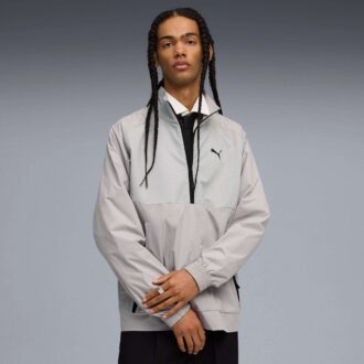 PUMATECH Erkek Yarım Fermuarlı Yuvarlak Yaka Sweatshirt