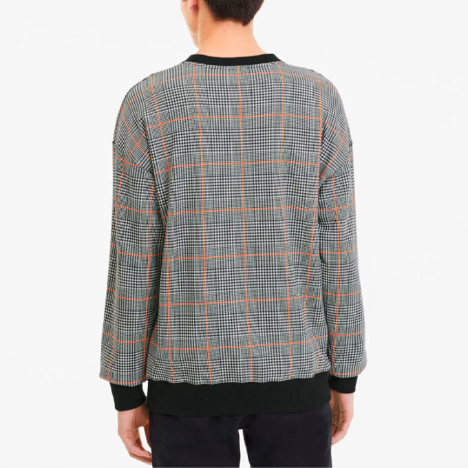 Rechack Pack Crew Sweatshirt “Gri Siyah Beyaz Turuncu”