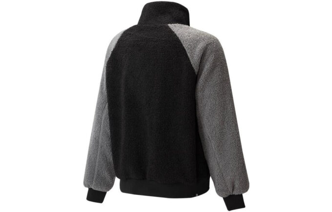 Reglan Kollu Sherpa Ceket “Siyah”