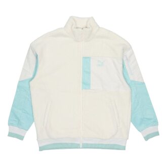 Retro Sherpa Ceket “Bej Mavi”