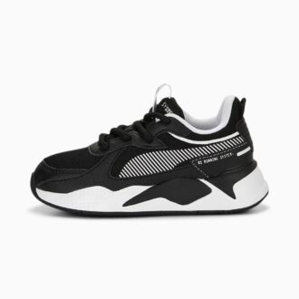 RS-X Siyah Beyaz Küçük Çocuk Spor Ayakkabısı