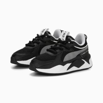 RS-X Siyah Beyaz Küçük Çocuk Spor Ayakkabısı