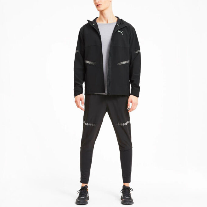 Runner ID Kapüşonlu Ceket “Siyah”