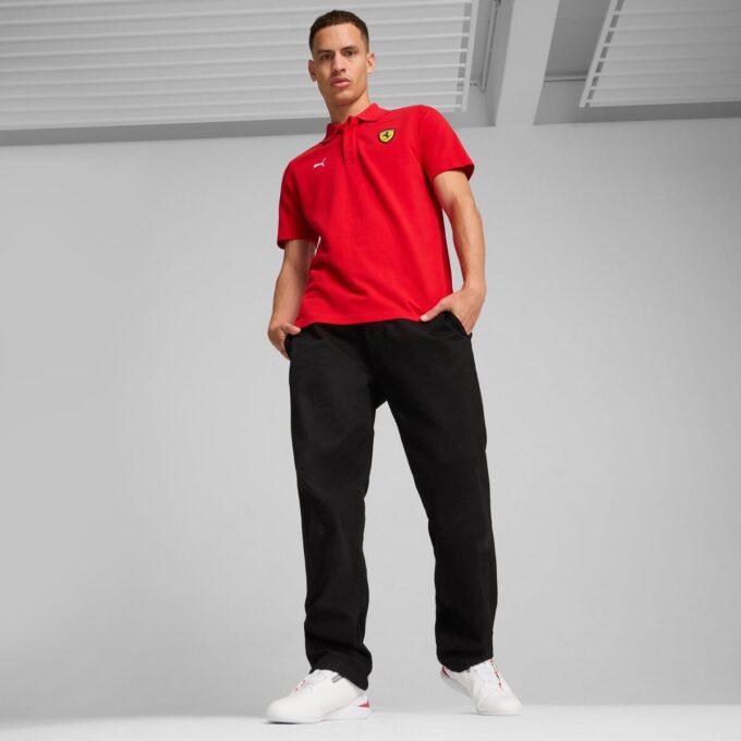 Scuderia Ferrari Erkek Polo Tişörtü