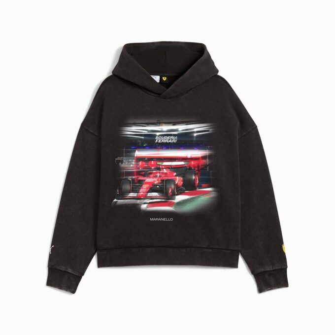 Scuderia Ferrari Las Vegas Erkek Motor Sporları Kapüşonlu Üstü Scuderia Ferrari Las Vegas Erkek Motor Sporları Kapüşonlu Üstü