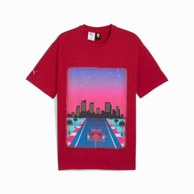 Scuderia Ferrari Miami Limited Edition Grafik Tişört Erkek