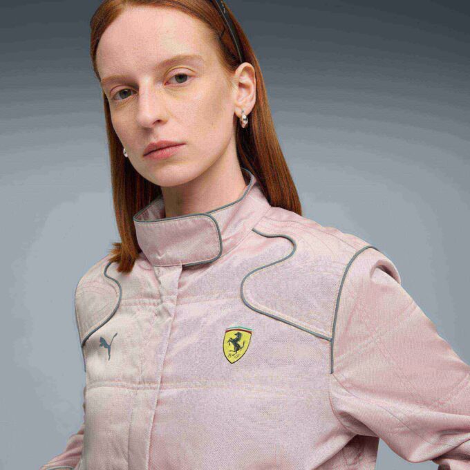 Scuderia Ferrari Premium Kadın Ceket