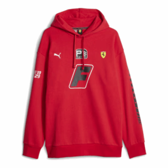 Scuderia Ferrari Race Garage Crews Kapşonlu “Rosso Corsa”