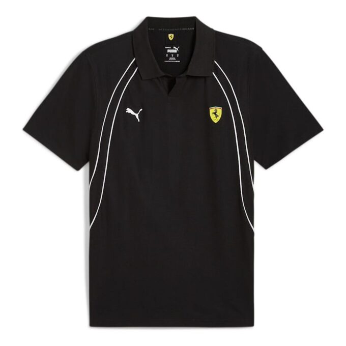 Scuderia Ferrari Yarış Polo Tişörtü “Siyah”