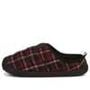 Scuff Flanel Slip-On “Siyah Kırmızı”