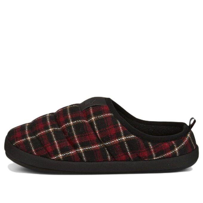 Scuff Flanel Slip-On “Siyah Kırmızı”