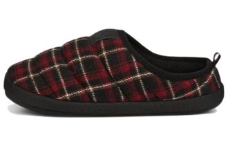 Scuff Flanel Slip-On “Siyah Kırmızı”