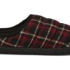 Scuff Flanel Slip-On “Siyah Kırmızı”