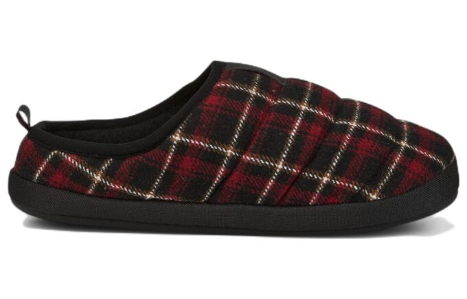 Scuff Flanel Slip-On “Siyah Kırmızı”