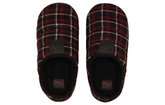 Scuff Flanel Slip-On “Siyah Kırmızı”