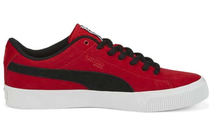Süet Skate Nitro “Siyah Kırmızı Beyaz”