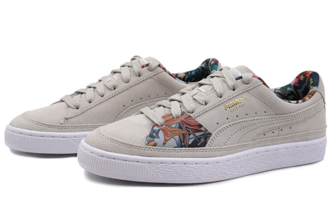 Süet Skate Palms “Açık Gri”